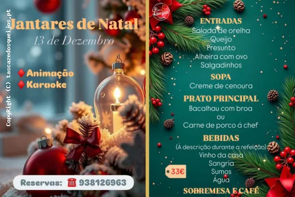 Jantares de Natal 2025