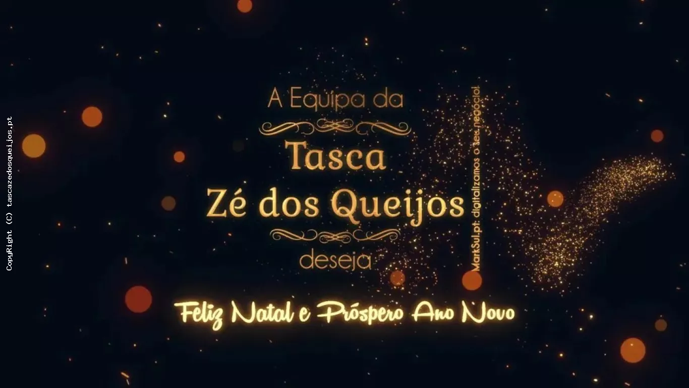 Receita Especial da Tasca Zé dos Queijos: Boas Festas