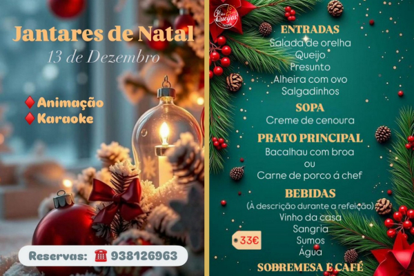 Jantares de Natal 2025 